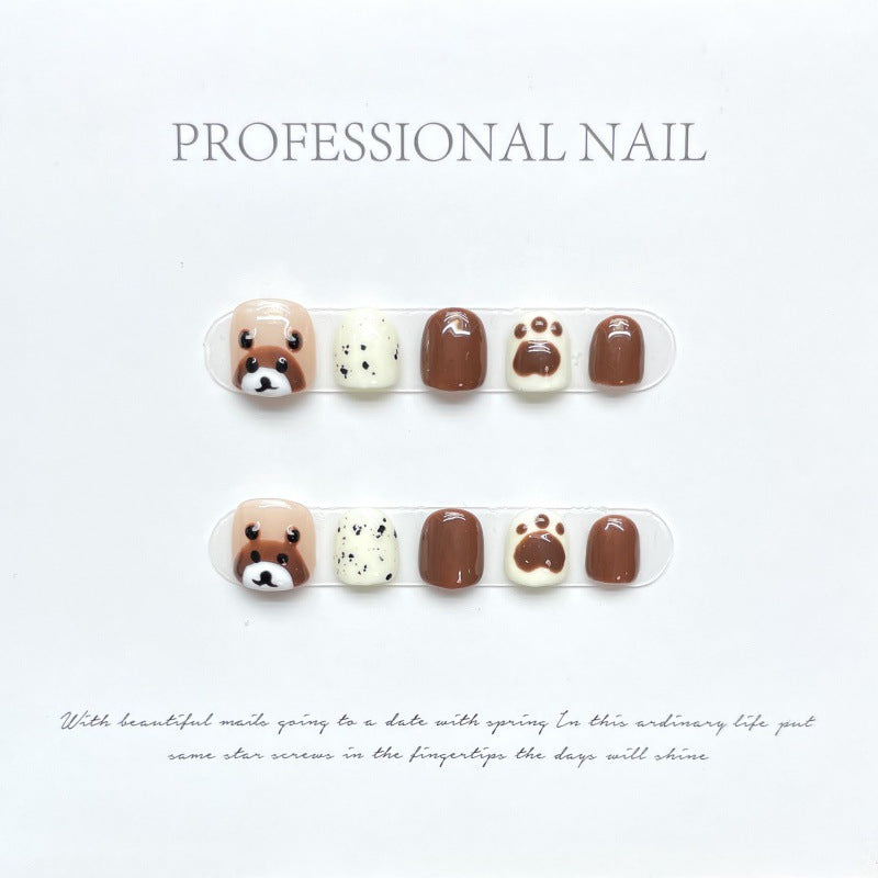 Faux ongles taille enfant petit ours