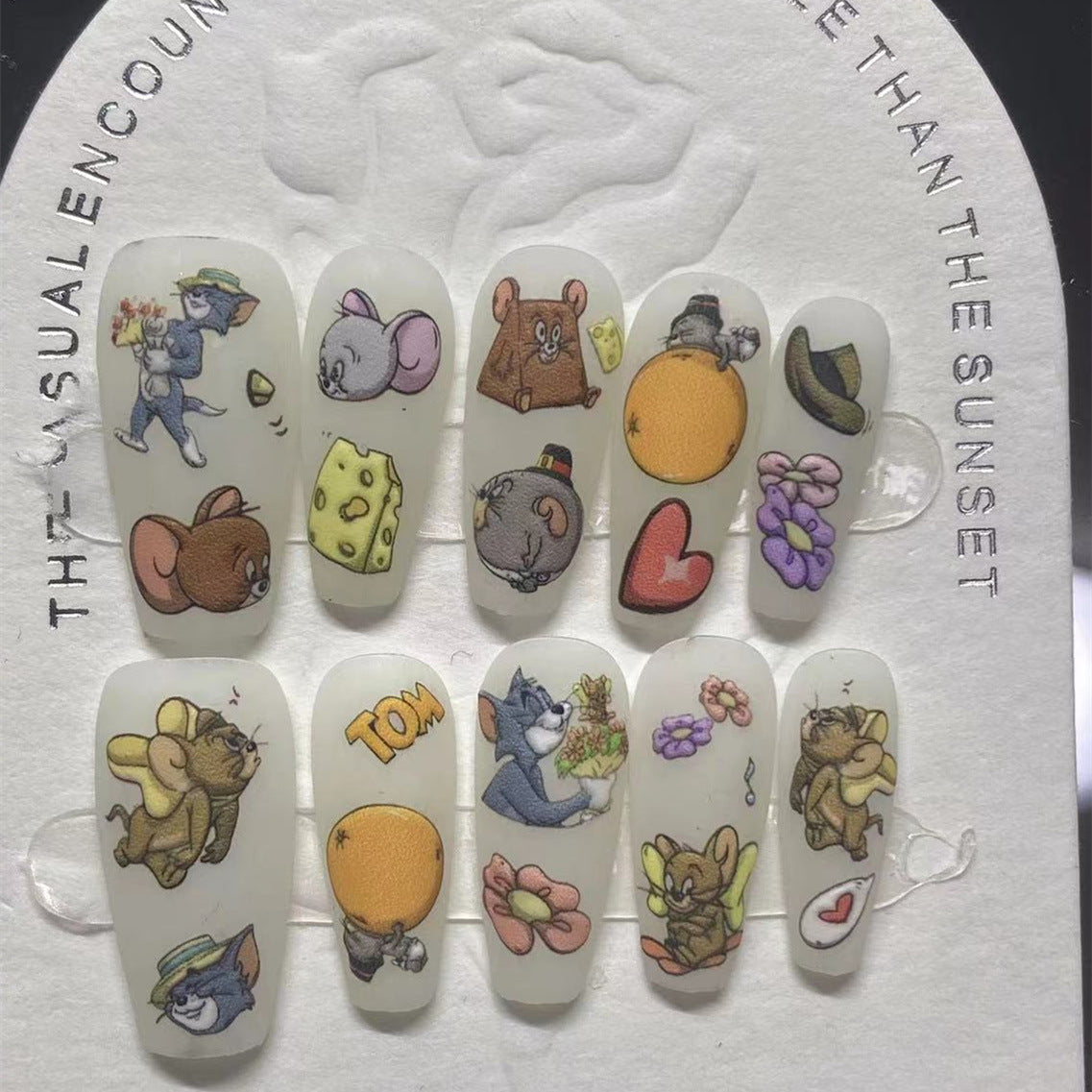 Tom et Jerry faux ongles 