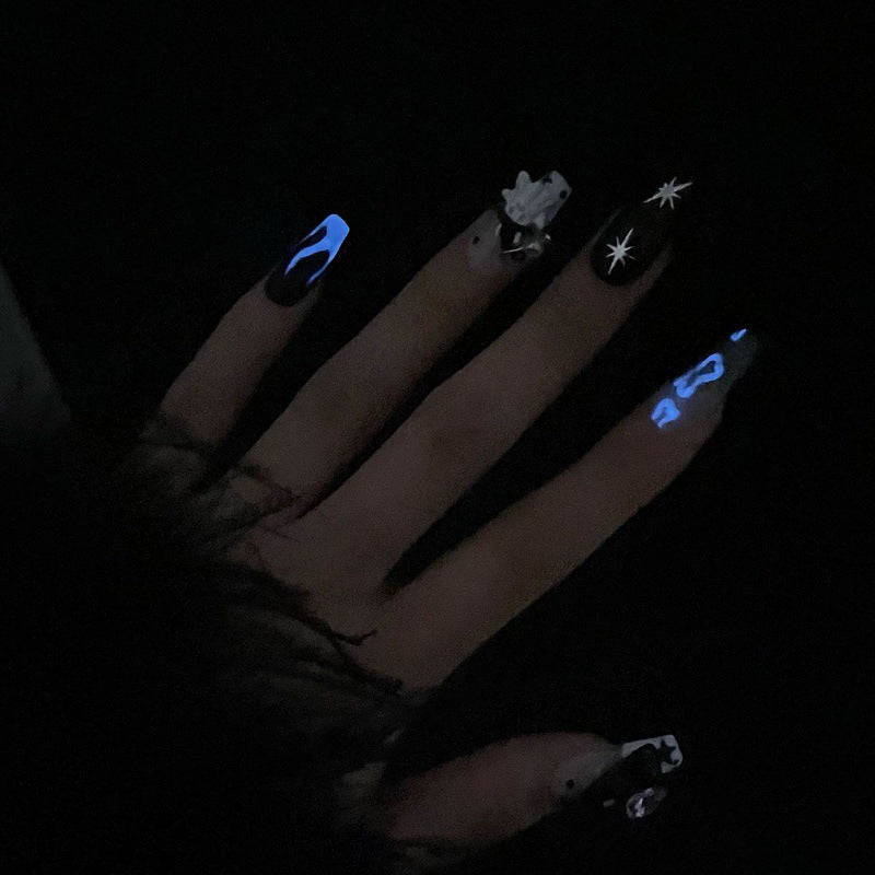 Cute Little Ghost False Nails