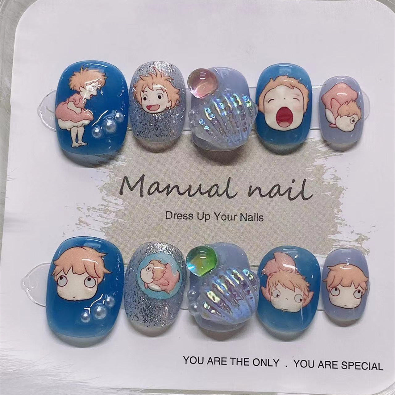 Ponyo False Nails